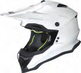 10 FLAT BLACK 15 PURE WHITE 34 SAND NOLAN OFF-ROAD Sviluppato in due diﬀerenti misure di