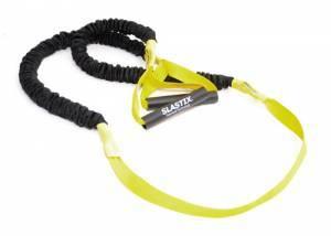 Elastico Stroops giallo con maniglie, ideale per pedana 2321 Bosu e step,