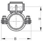 Punto Fisso Tipo A/K (a stringere) Punti fi ssi Antiacustico Classe Antifuoco B2 "Normal flamability" acc.