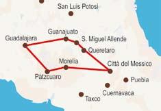 México Colonial Le meraviglie del barocco coloniale messicano Partenze individuali giornaliere minimo 2 o 4 passeggeri Itinerari guidati Tre affascinanti itinerari guidati alla scoperta del tesoro