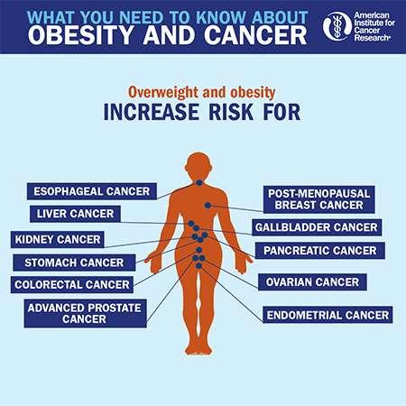 OBESITA E TUMORI Il sovrappeso e l obesità AUMENTANO IL RISCHIO DI TUMORE DELL ESOFAGO TUMORE DEL FEGATO TUMORE DEL RENE TUMORE DELLO STOMACO TUMORE DEL