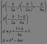 e ponendo PH = PF si ottiene l equazione (omettiamo la dimostrazione) : dove a, b, c sono parametri reali ed a è diverso da 0.