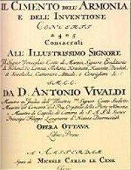 serenata rappresentata a Lisbona nel 1720), e si farà ancor più frequente dopo: Graupner dedicherà alle Stagioni di Vivaldi le partite per pianoforte del 1733; Francesco Durante la sonata per