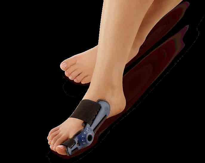 multidimensionale L angolo di correzione dell alluce valgo è regolabile in base all esito dell intervento chirurgico e adattabile alla forma individuale del piede.