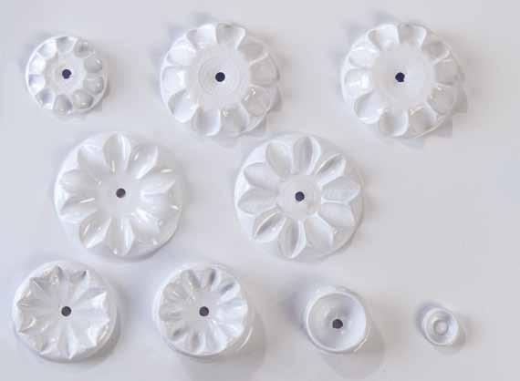 40-W082 Kit 10 controstampi per: / 10 Flowers formers for: