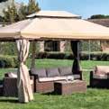 39157 set 4 teli moschiera GAZEBO BIG ROYAL Cod. 13456 Cod.