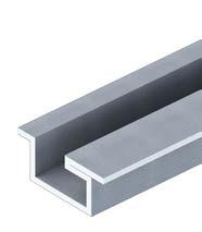 Supporti per strip LED, profilo dissipante, strip LED IP65 e schermo diffusore da ordinare a parte L-70 EVO HYDRO plasterboard profile 12,5mm thickness.