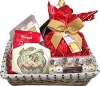 CES8 GA12 VERG01 FABB06 TORR08 CESTO NATALE A. 8/2013 SP. G. DESSERT GANCIA BUSTA "LE GEMME" gr.125 PANFORTE MARGHERITA g. 250 AST.