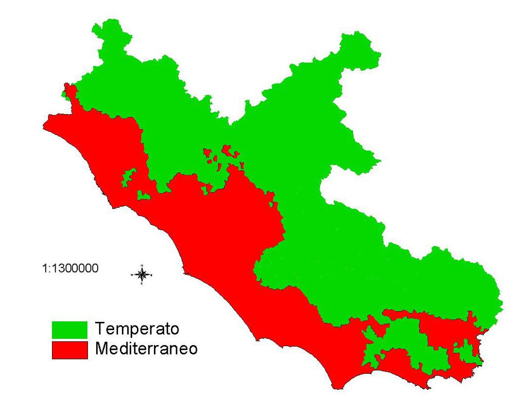 Unità di paesaggio del Lazio Regioni Sistemi Sottosistemi Metodo deduttivo (discendente) Carta delle serie vegetazione del Lazio La definizione delle serie