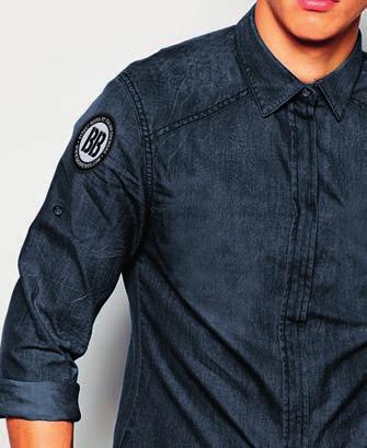 BIRRA BAD BREWER CAMICIA JEANS Art. - W25ABB70BB Tg.