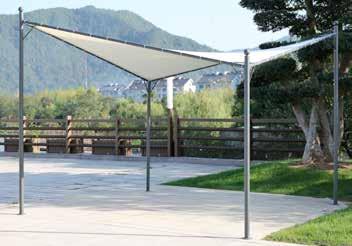 99037 195,00 gazebo Sines struttura in acciaio verniciato colore grigio antracite - copertura in poliestere