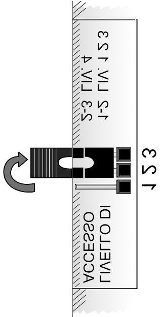 GUASTO NC NA NC NA 7 8 9 10 11 12 Nota: Le schede interfaccia devono essere collegate sulle relative uscite anche se non sono presenti dispositivi di attuazione.