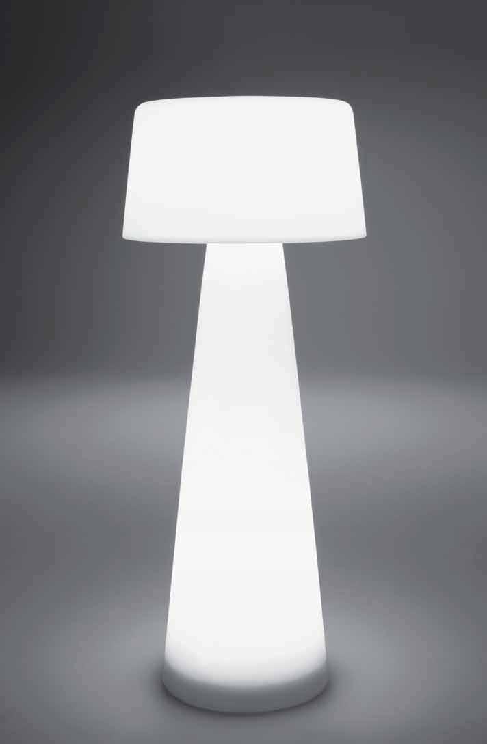 TIME OUT Design lberto Basaglia Natalia Rota Nodari Time Out is a floor lamp in rotomoulding polyethylene.