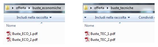 Figura 50: File pdf da firmare Tutti i file generati per la busta Tecnica ed Economica dovranno