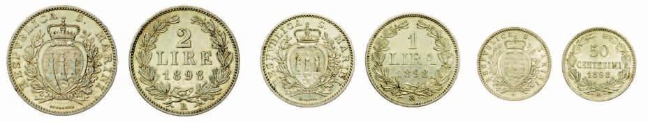 1864 1906 2 Lire,
