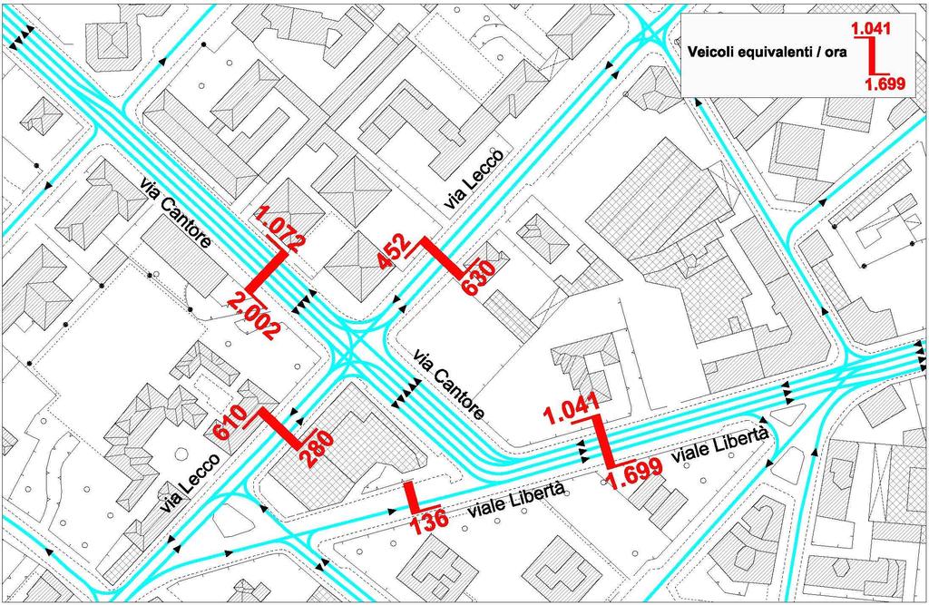 1.3 I regimi di traffico veicolare nell ambito di intervento Per la ricostruzione dei regimi di traffico veicolare lungo la viabilità dell ambito indagato è possibile fare riferimento ai dati di