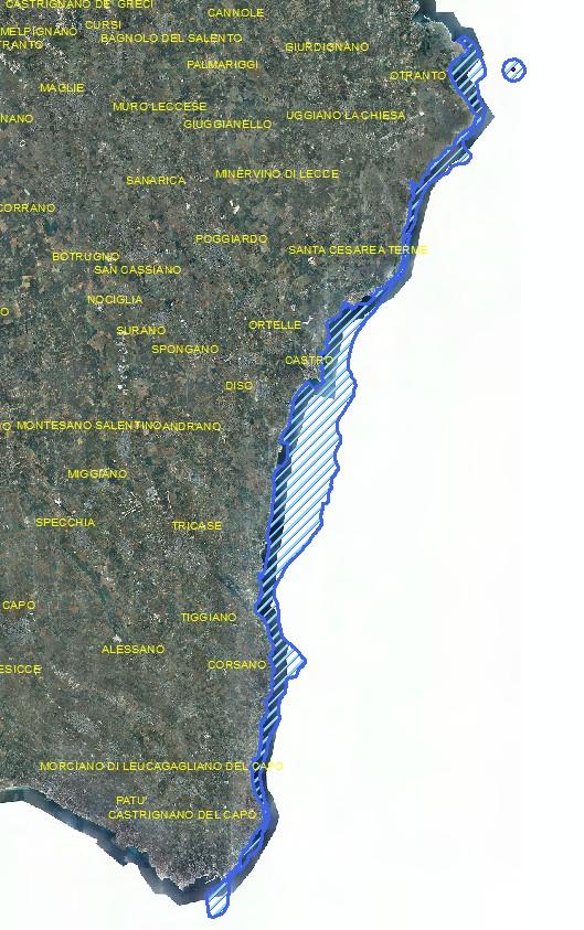 Elenco delle Grotte semisommerse/sommerse individuate all interno del proposto ampliamento a mare del SIC