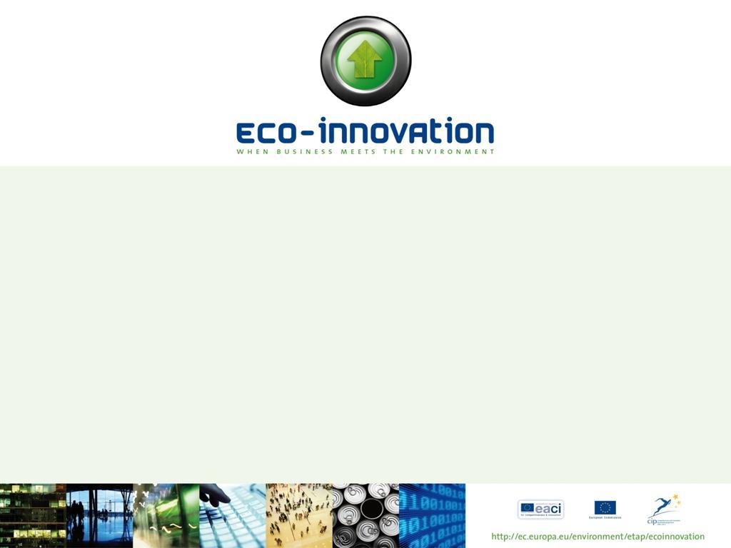 Cos è il CIP Eco-Innovation ed il ruolo dell Informal NCP ECO