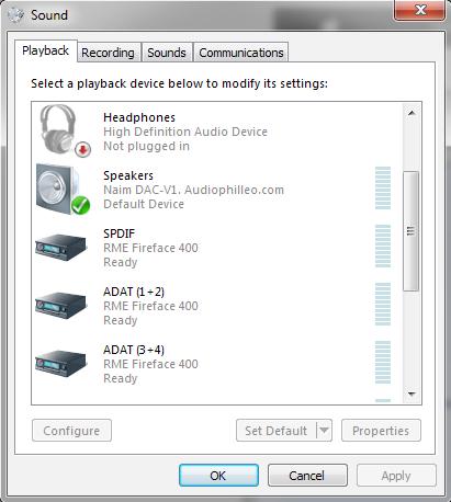 Questo capitolo del manuale descrive la selezione del DAC-V1 come dispositivo predefinito di uscita audio collegato tramite USB a un computer Windows o OS X.