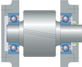 Cuscinetti volventi: tipi più comuni Montaggio a X Nelle