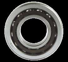 Cuscinetti obliqui a sfere - Angular contact ball bearings CUSCINETTI OBLIQUI AD UNA CORONA DI SFERE ANGULAR CONTACT BALL BEARINGS Dimensioni Dimension Coefficiente i carico (KN) Loa rating (KN)