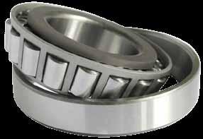 Cuscinetti a rulli conici, serie metriche e in pollici - Tapere roller bearings, metric series an inches series CUSCINETTI AD UNA CORONA DI RULLI CONICI (serie in pollici) TAPERED ROLLER BEARINGS,