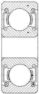 CusciNEtti per APPLICAZIONI BASSA RUMOROSITà - bearings FOR LOW NOISE APPLICATIONS Electrical Motors Stanar Materiali Per la costruzione egli anelli interni e esterni e elle sfere, viene utilizzato