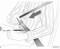 Sedili, sistemi di sicurezza 59 9 Avvertenza Un uso scorretto dei dispositivi (ad esempio allacciatura o rimozione delle cinture di sicurezza) possono far scattare i pretensionatori.