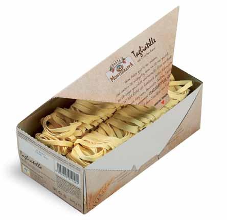 Tagliatelle all uovo 6,5mm Tagliatelle verdi all uovo 12,5 mm