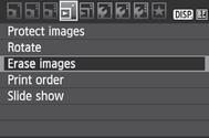 L Stergerea imaginilor Puteti sterge imaginile una cate una sau puteti sterge deodata toate imaginile de pe cardul de memorie. Imaginile protejate (p. 170) nu vor fi sterse.