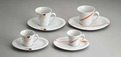 THE/COLAZIONE CL 8007 - PIATTINO PER TAZZA THE/COLAZIONE 8008 - TAZZA CAFFÈ CL 9 8009 - PIATTINO PER