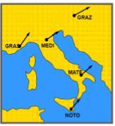 Realizzazione europea (continentale) Spostamento verso NE dei punti di riferimento collocati in Europa (20cm nei 9 anni fra il 1992 e il 2000).