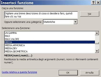 4. cliccare sulla voce MEDIA nella lista di funzioni presente nel riquadro in basso