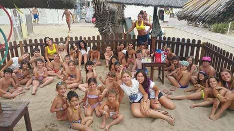 ANIMAZIONE CON: giochi in spiaggia,