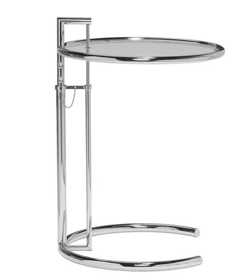 cromato - piano in vetro Chromed steel metal frame - glass top Rivestimento