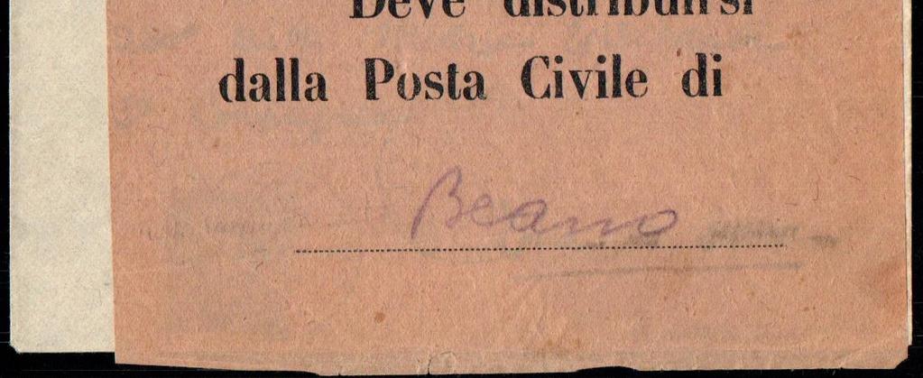 distribuzione tramite il più vicino uffici postale civile 29.10.