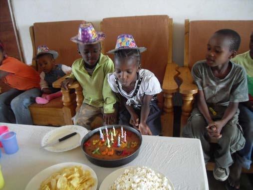 momenti meravigliosi durante il compleanno di Neema, quando