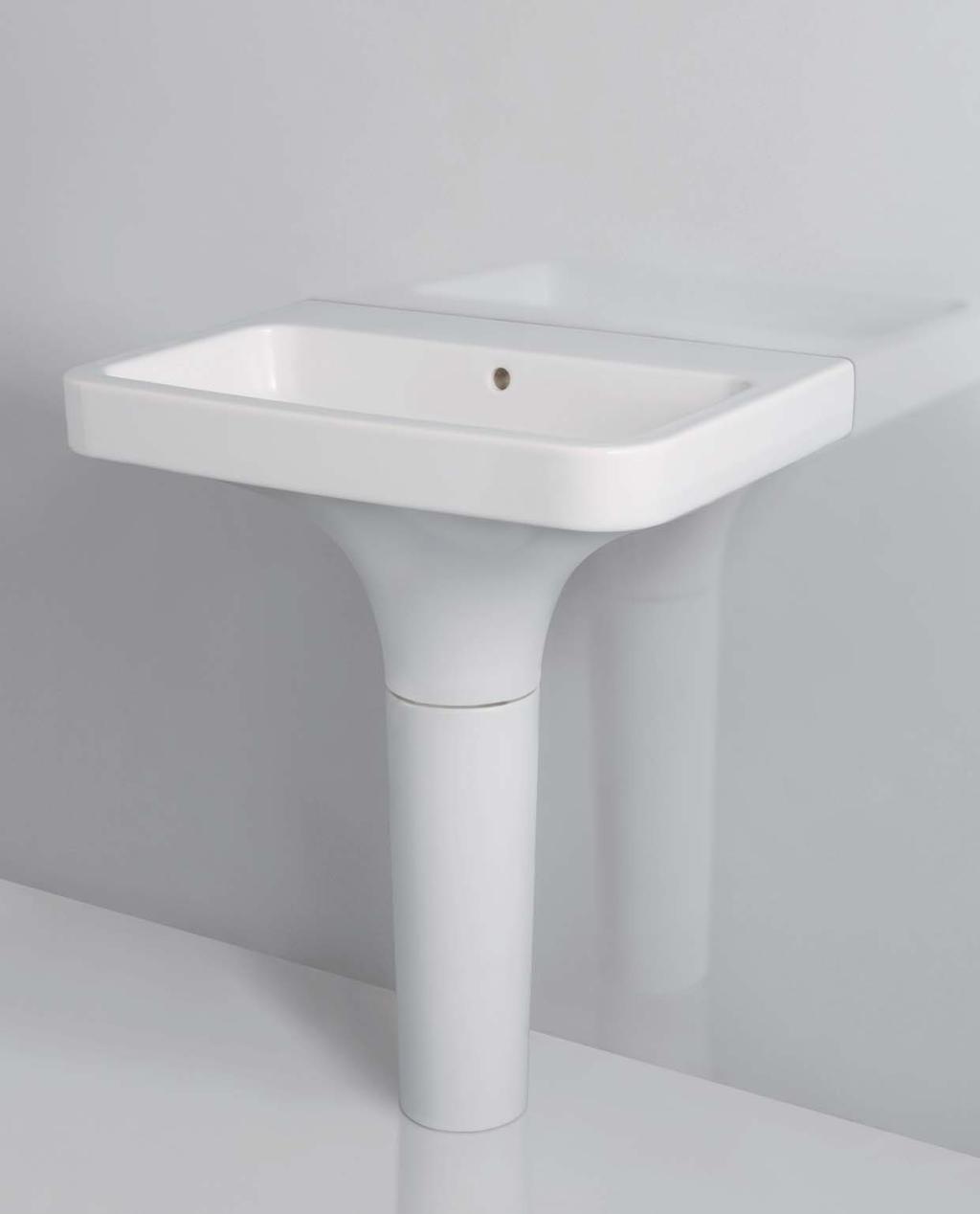 700 285 850 Lavabo cm 70x48 su colonna in