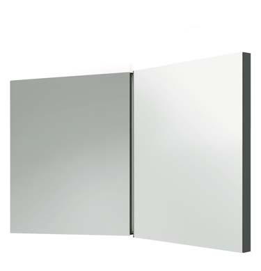 MB 32D Mirror Book specchio singolo cm 58, basculante con interno portaoggetti cod.