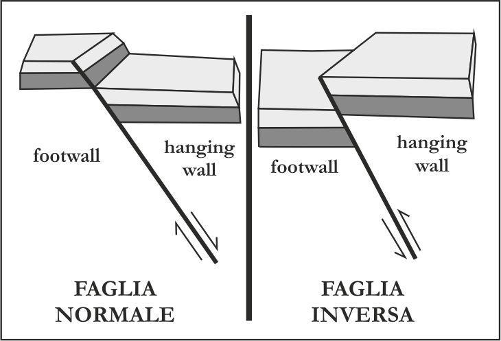 Definizioni generali Faglia attiva e capace di rompere la superficie topografica (FAC) Faglia per la quale esistono evidenze di ripetuta riattivazione, con rottura della superficie topografica negli