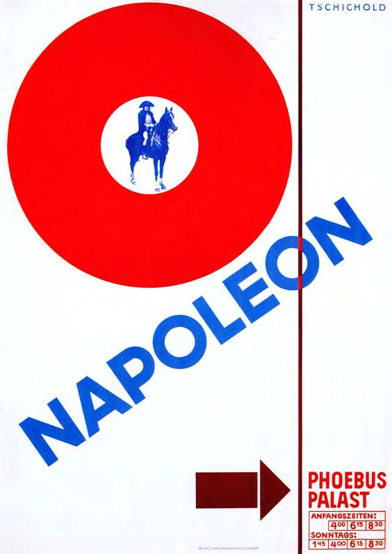 Jan Tschichold Napoleon, manifesto