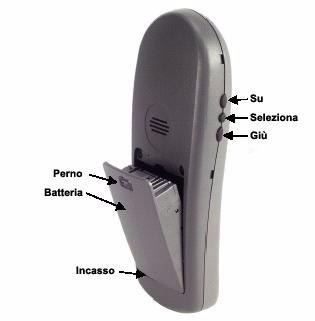 Capitolo 6 Cuffia, batteria, caricabatteria e accessori del telefono WLAN 53 Figura 5 Posizione delle batterie sui telefoni WLAN 2210 e 2212 Indicatori di batteria scarica Il telefono WLAN comunica