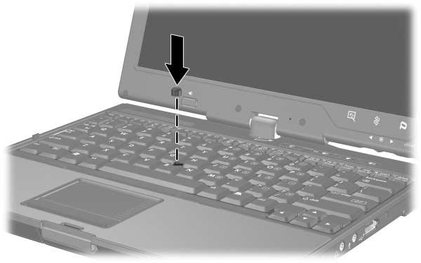 Dispositivi di puntamento e tastiera Uso del TouchPad Per spostare il puntatore, fare scorrere il dito sulla superficie del TouchPad nella direzione desiderata.