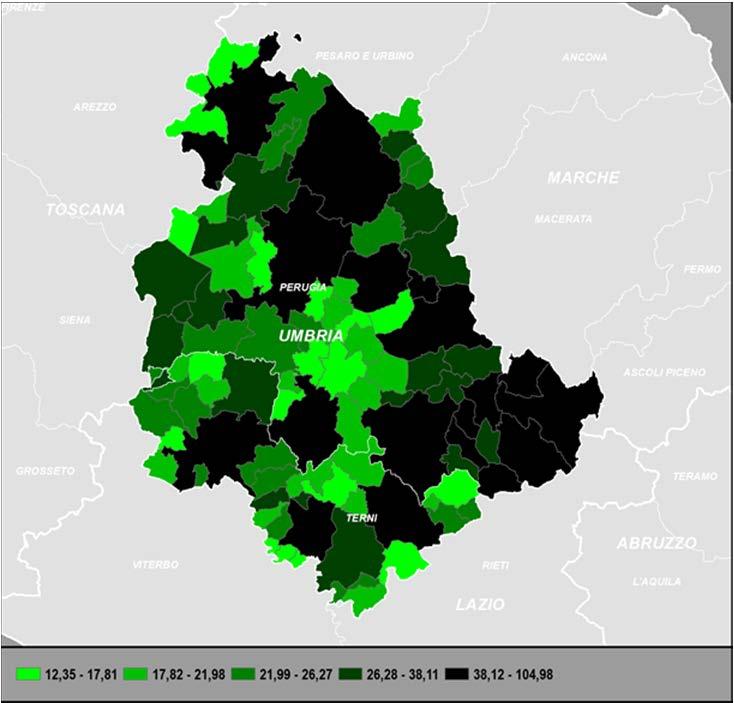 46 9 CENSIMENTO DELL INDUSTRIA E DEI SERVIZI E CENSIMENTO DELLE ISTITUZIONI NON PROFIT Cartogramma 5.