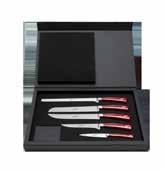 Linea Elegance 18 Set Premium 5 coltelli Elegance nero VB SP5 EBK Il set Premium della Linea Elegance raccoglie un