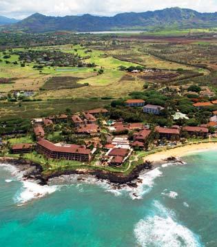 Grand Hyatt Kauai Resort & Spa Affacciato sull oceano e circondato da rigogliosi giardini, il resort è situato nella tranquilla località di Poipu a pochi minuti dall aeroporto.