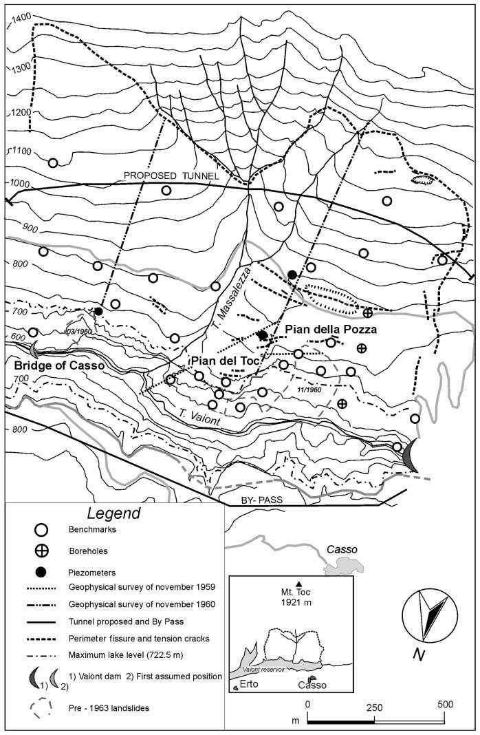Fig. 3 Mappa delle perizie e