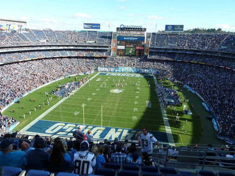 4) San Diego California, Qualcomm Stadium