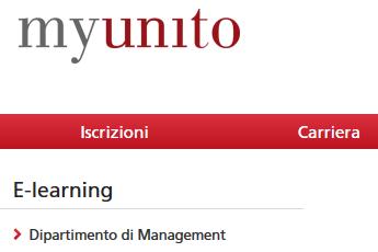 Docenti, studenti e personale tecnico accedono automaticamente alla piattaforma dedicata alla propria struttura di appartenenza, semplicemente facendo login sul portale di Ateneo e cliccando sul nome