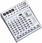 ENTERTAINMENT MIXER MIXER PASSIVO 2/4 canali 2/4 ingressi microfonici MIXER AMPLIFICATO 4 CANALI, 4 INGRESSI LINEA/STEREO CON DSP DESCRIZIONE